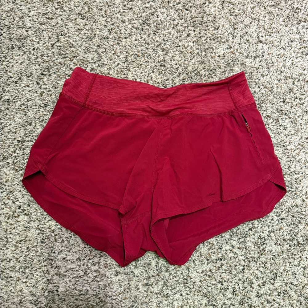 Outdoor Voices Women's Vibrant Red Athletic Shorts